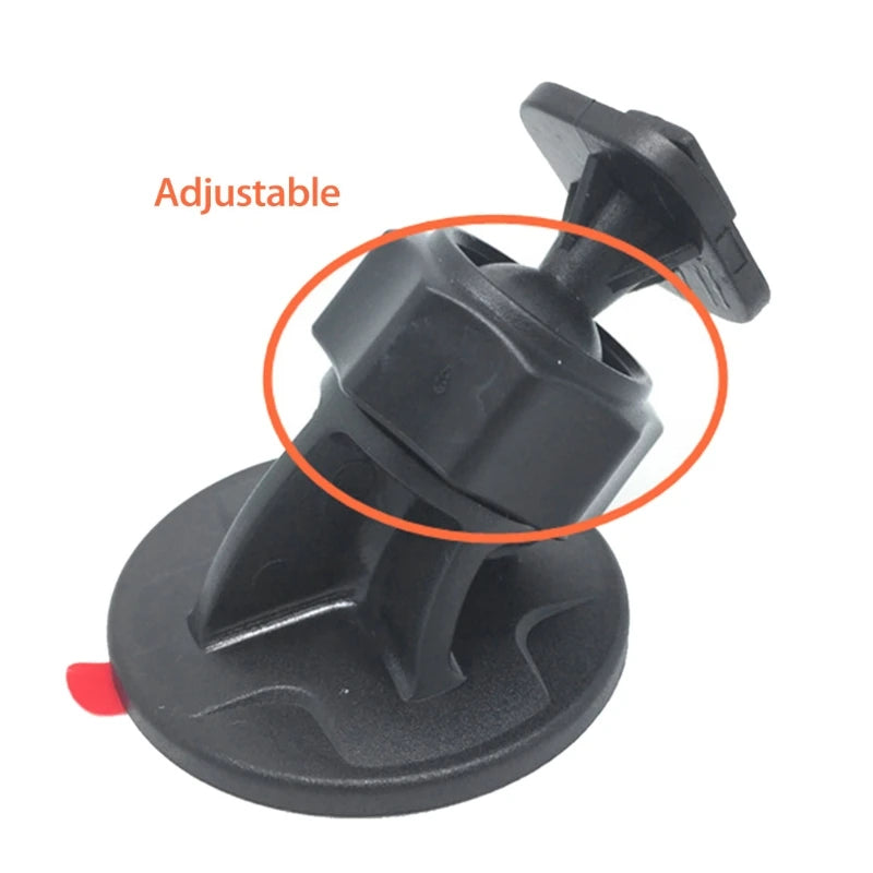 Adjustable Ball for Head T-shaped Driving Recorder Bracket Base ABS Driving Recorder Bracket Mount Black Stands