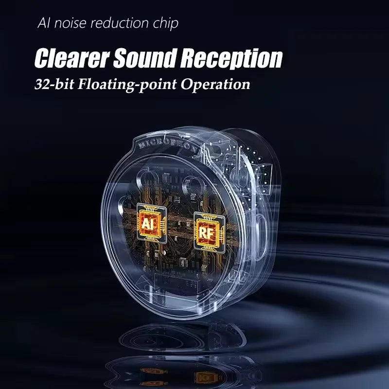 XinMic Wireless Lavalier Lapel Microphone Noise Cancel Live Game Android Mini Mic Type-C Phone Outdoor recording Interview PC