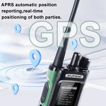 1PCS/2PCS BAOFENG DM-32 DMR Digital Walkie Talkie GPS APRS Dual Mode Analog TDMA Dual Time Slot AES256 Type-C AM Black Ham Radio