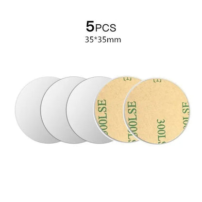 Magnetic Metal Plate Sticker Rings For Car Phone Holder Universal Iron Sheet Disk Sticker Mount Mobile Phone Holder Magnet Stand