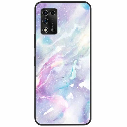 For ZTE Libero 5G II Case Marble Soft Silicone Protective Back Covers for ZTE Libero 5G III A202ZT 2022 5GIII Flower Coque TPU