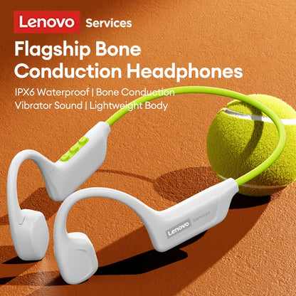 Original Lenovo S102 Bone Conduction Earphones Air Conduction Headphones V6.0 Wireless Sports HiFi Sound Swim Headset Waterproof