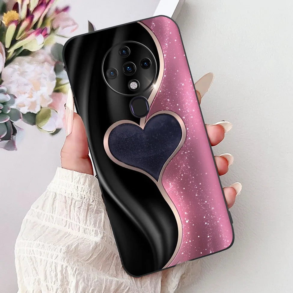 6.8'' For Tecno Spark6 KE7 Back Cover For Techno Spark 6 Case Shockproof Luxury Cute Cartoon Funny Cool Silicone Bumper Funda