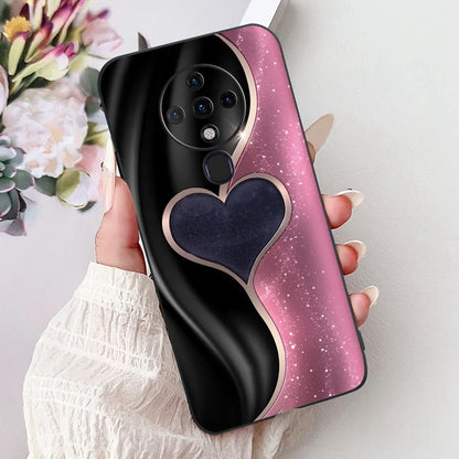 6.8'' For Tecno Spark6 KE7 Back Cover For Techno Spark 6 Case Shockproof Luxury Cute Cartoon Funny Cool Silicone Bumper Funda