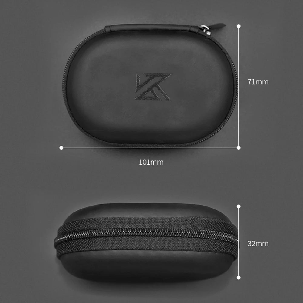 1-10Pcs Earphones Case PU Leather Storage Bag Headphones Portable Storage Box For KZ EDX Pro AS16 Pro Castor ZAR ZS10 Headset ﻿