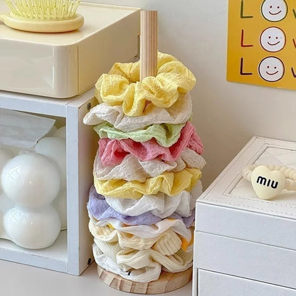 Vertical Bracelet Holder Wood Tabletop Bracelet Display Stand Bangle Display Holder for Watches Bracelets Scrunchies Hair Bands