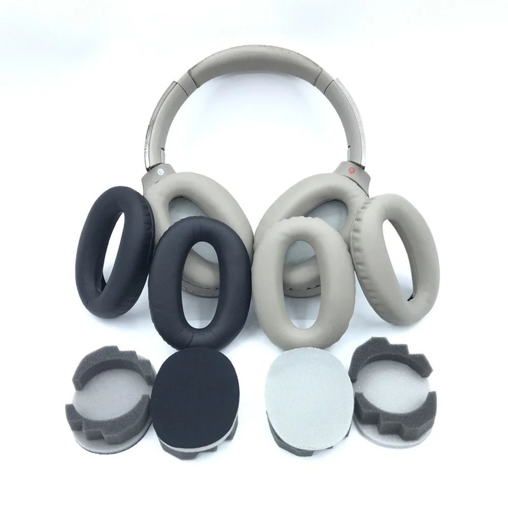 Replacement Ear pads for Sony MDR-1000X WH-1000XM2 Headphones Memory Foam Ear Cushions High Quality Earpads headset Leather case