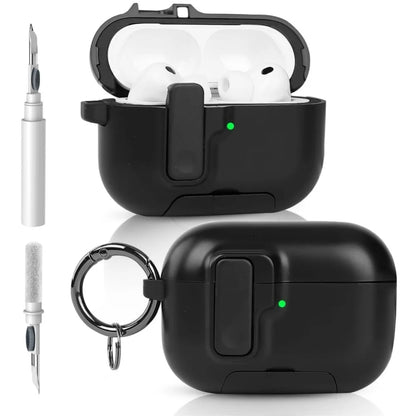 For AirPods Pro 3 Case Full Body Shockproof Protective Mobile Phone Holder Style Earphone Case with Cleaner Kit For AirPods Pro3