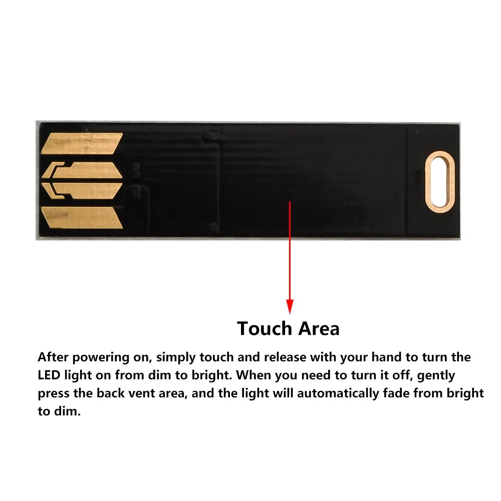 10/5/1PCS Mini 5730 USB 6 LED Light 5V Touch Sensor Dimmable Night Light for Power Bank Computer Laptop Book Reading Table Lamp