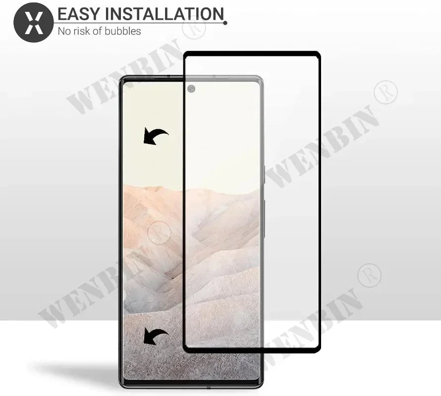 3 Pcs Tempered Glass For Google Pixel 10 9 Pro XL 8 7 6 Pro 8A 7A 6A 5A 4A 3 XL Curved Full Cover Screen Protector