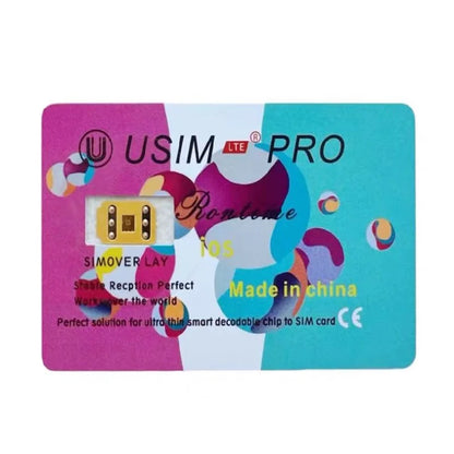 Newest version Usim LTE 2025 new Usim pro V20.30 with QPE ESIM for ip6 to 16promax