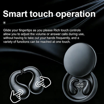 SK28 Ultra-thin Sleeping Headphones 5.4 Wireless Bluetooth Headset Invisible Earbuds Hidden In Ear Sports Earphones Waterproof