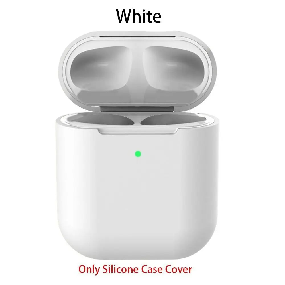 New Ultra Thin Slim Silicone Case Cover Wireless Earphones Pouch Protective Skin Sleeve Protector For Airpods 2