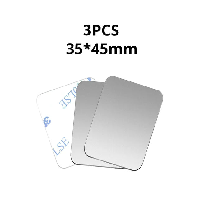 Magnetic Metal Plate Sticker Rings For Car Phone Holder Universal Iron Sheet Disk Sticker Mount Mobile Phone Holder Magnet Stand