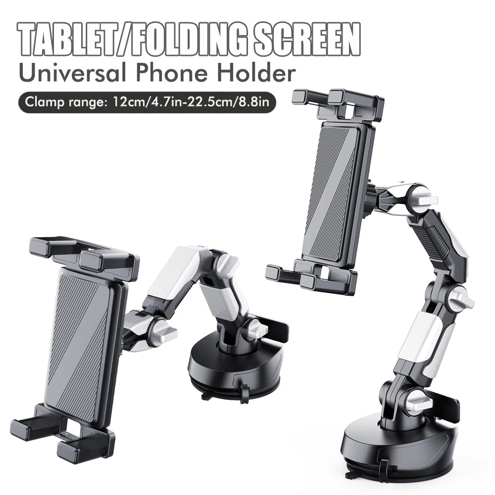 Large Truck Bus with Suction Cup Machine Joint Arm Cell Phone Holder Clip Ipad Truck Bus Car Dashboard Windshield Tablet Holder