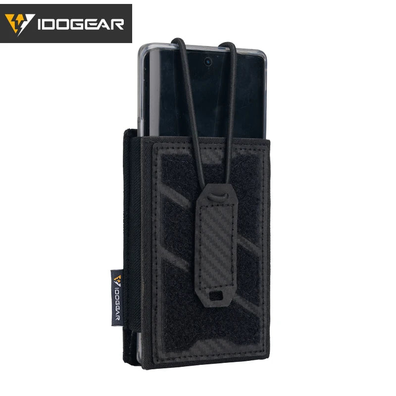 IDOGEAR TGS Tactical Phone Pouch 5.56 Mag Pouch Universal MOLLE Phone Case Camo 3588