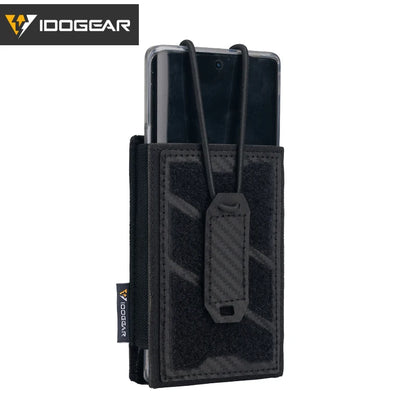 IDOGEAR TGS Tactical Phone Pouch 5.56 Mag Pouch Universal MOLLE Phone Case Camo 3588