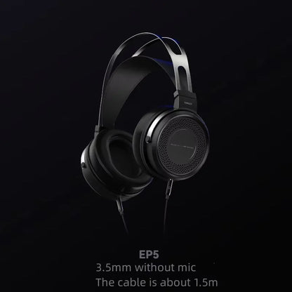SIMGOT EP5 High-Performance 50mm Dynamic Driver Headphones with Low-Impedance, High-Sensitivity Design