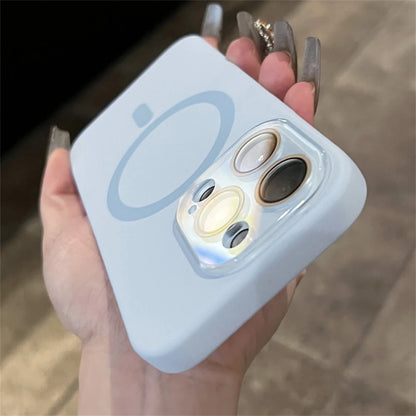 Liquid Silicone Magnetic Case For iPhone 17 16 15 13 14 12 Pro Max For Magsafe Wireless Charging Solid Color Shockproof Cover