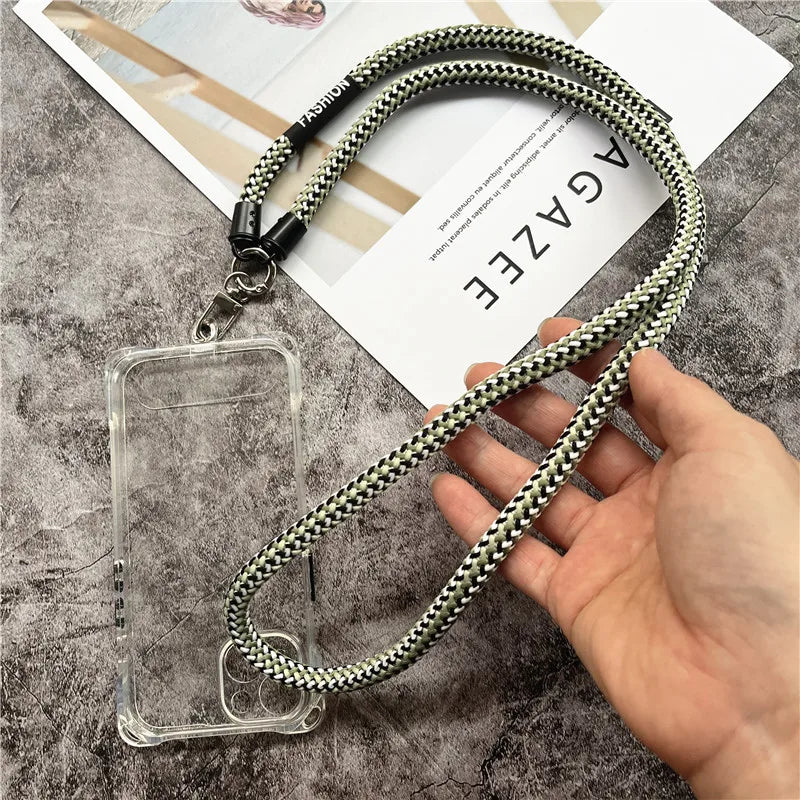 Cell Phone Neck Strap Braided Lanyards Universal Pendant for Mobile Case Lanyard Strap for Phone Charm Upgrade Rope for Keys