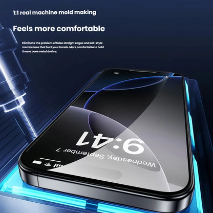 Tempered Glass Screen Protector for iPhone 17/16/15 Pro Gorilla Dust-Free Case Full-Screen Anti-Shatter & Dust-Pro