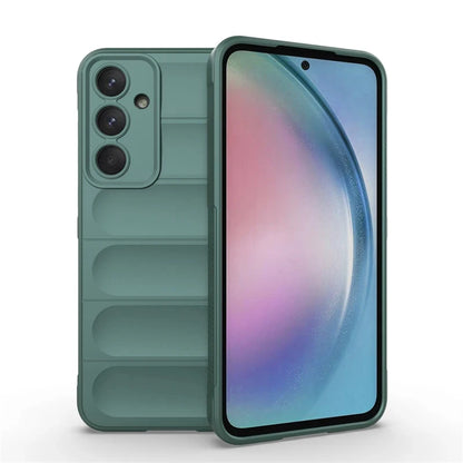 For Samsung Galaxy A55 A35 A25 A15 5g Back Cover Phone Case Soft Liquid Silicone Anti-fall Shockproof Armor Protect Funda Coque