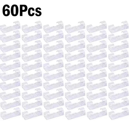 5/20/40/60Pcs Self-Adhesive Cable Organizer Clip Desk Tidy Management Clip Cable Protector For Mouse Headset Wire Storage Winder