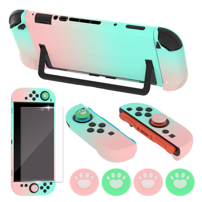 New Skin-friendly Shell For Switch 2 Protective Cover With Screen protector Joystick Caps JoyCon Controller Game Accessories