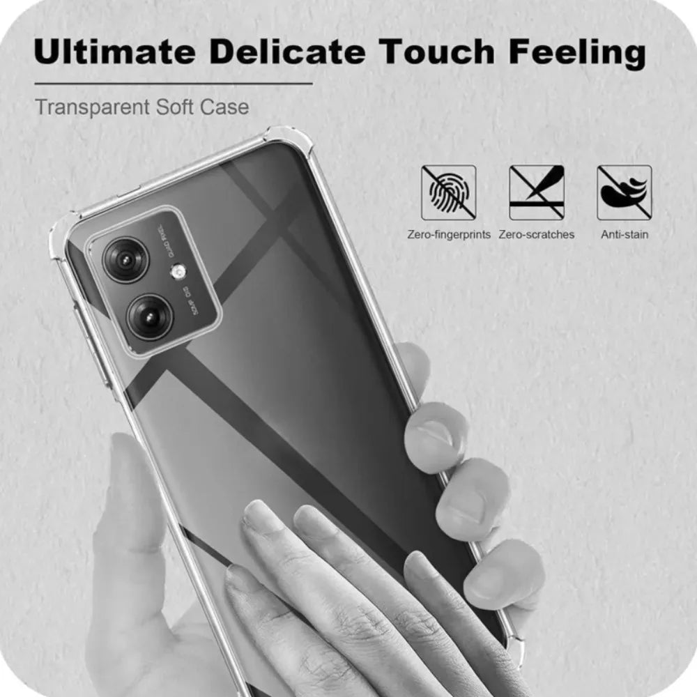 Clear Shockproof Phone Case For Motorola Moto Edge 30 Fusion 20 lite 40 Neo 50 Pro Silicone Case Back Cover Slim TPU Thick Shell