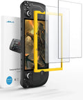 Steam Deck Screen Protector, Anti Glare Protector 9H Hardness Easy to Install with Guiding Frame Tempered Glass for Steam Deck