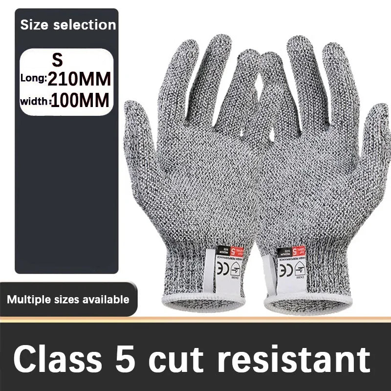 Security Protection Anti-Cut Gloves, Cut proof, stab resistant, stainless steel wire, metal mesh, butcher  work