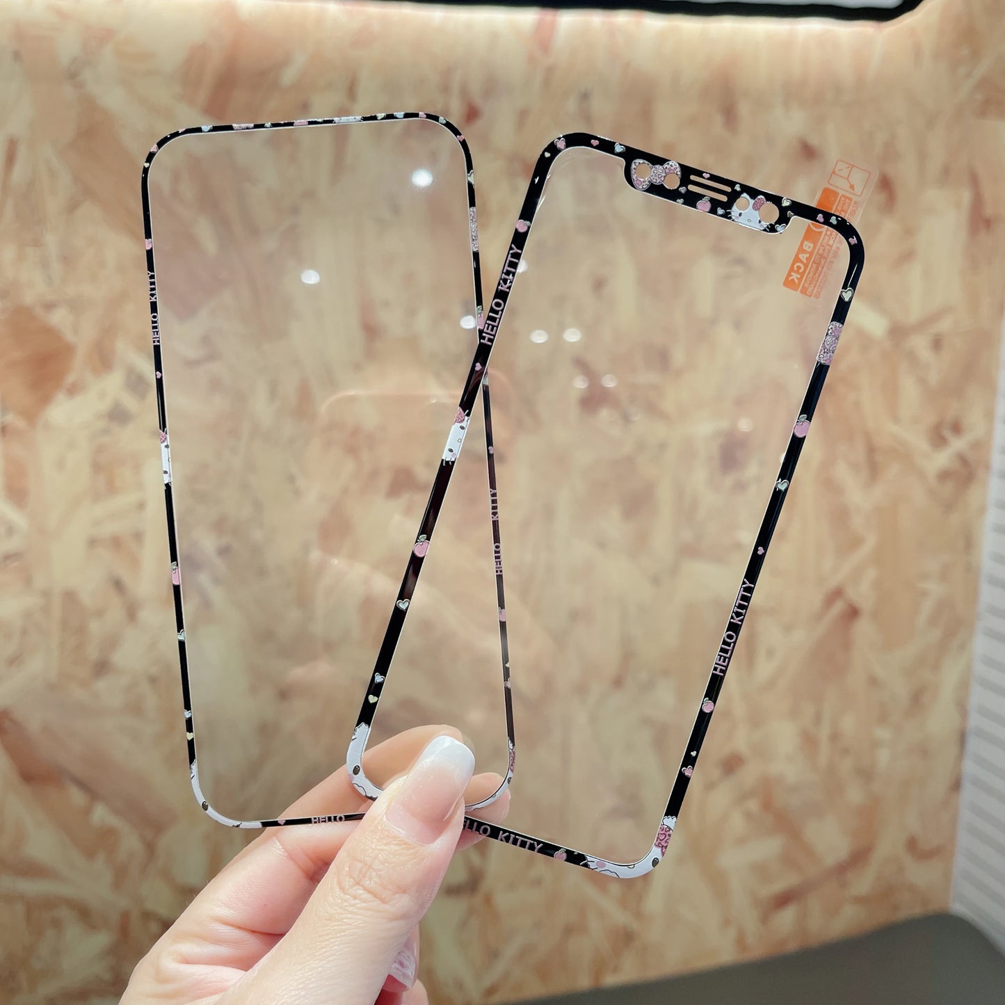 Sanrio Hello Kitty Tempered Glass for iPhone 17 16 15 14 13 12 11 Pro Max Screen Protector for 14plus 15plus Protective Film