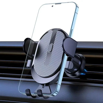 NEW Car Phone Holder Air Outlet Gravity Sensor Triangle Mount Simplicity Design Frosted Surface for Vehicle Dashboard
