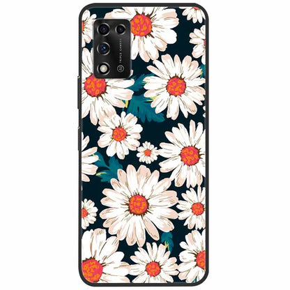 For ZTE Libero 5G II Case Marble Soft Silicone Protective Back Covers for ZTE Libero 5G III A202ZT 2022 5GIII Flower Coque TPU