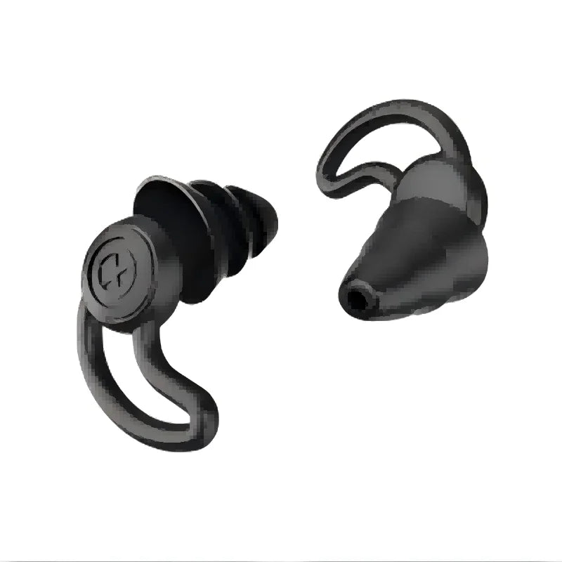 Soft Reusable 3 Layer Silicone Ear Plugs Noise Cancelling Sleep Ear Buds for Hearing Protection Comfortable Fit for Noise