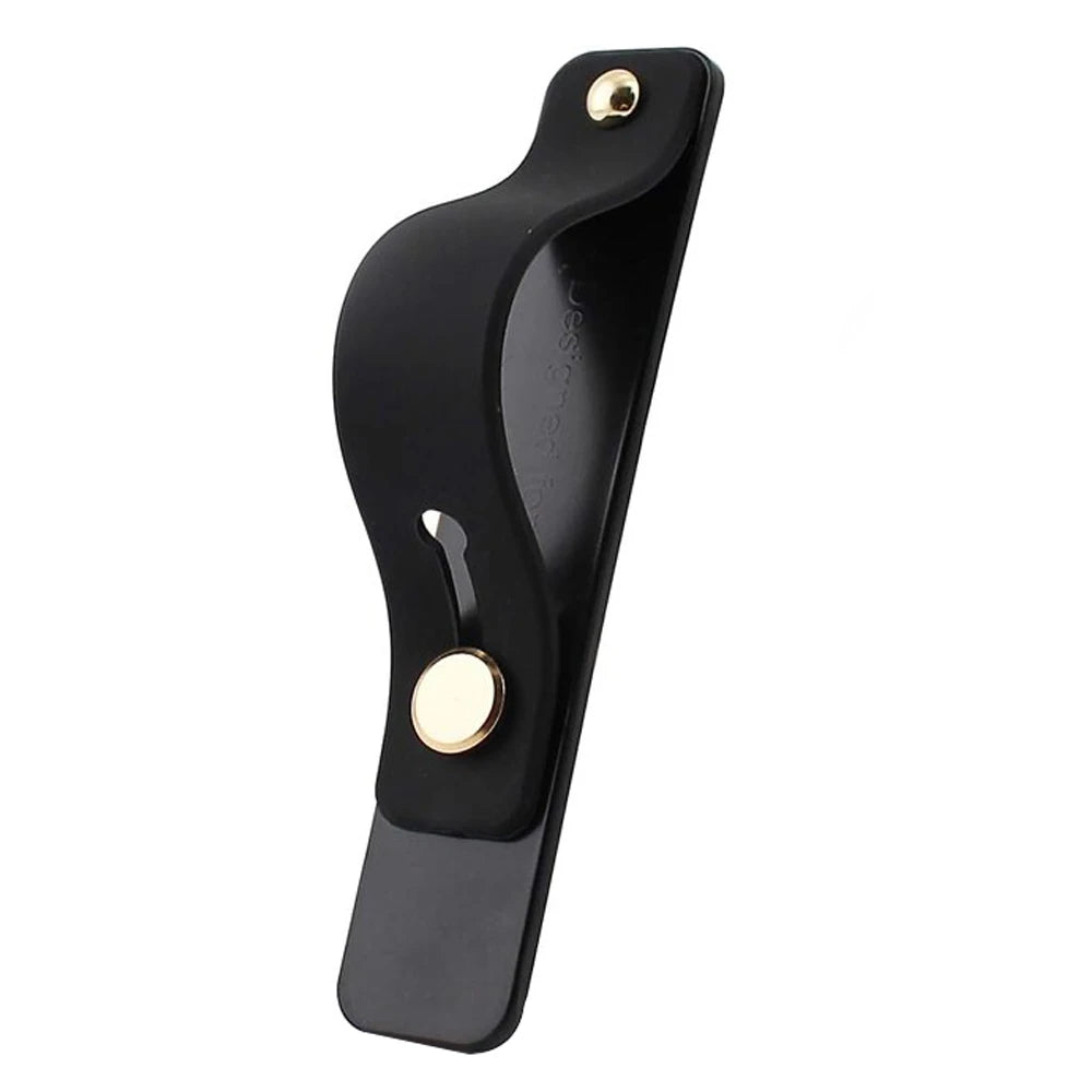 Wrist Band Hand Band Finger Grip Mobile Phone Holder Stand Push Pull Universal Plain Color Phone Socket Holder for iPhone Xiaomi