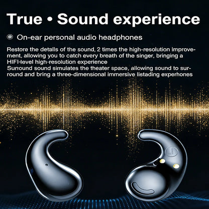 SK28 Ultra-thin Sleeping Headphones 5.4 Wireless Bluetooth Headset Invisible Earbuds Hidden In Ear Sports Earphones Waterproof