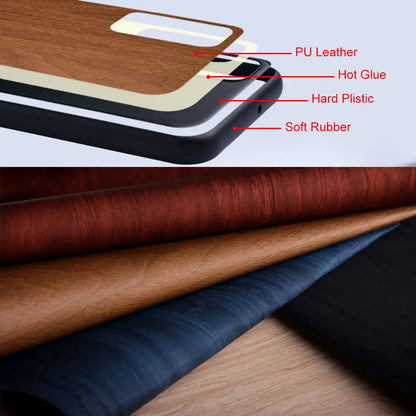 For Motorola Moto G Play Power Stylus 2026 2025 2024 Case funda unique design wooden pattern pu leather stylish cover coque
