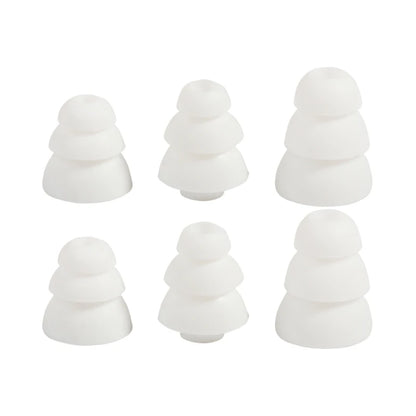 in-Ear Headphones Ear Tips Triple Flange Earpads Perfectly Fits for Earphones with Inner Hole from 3.8mm-4.5mm 896C