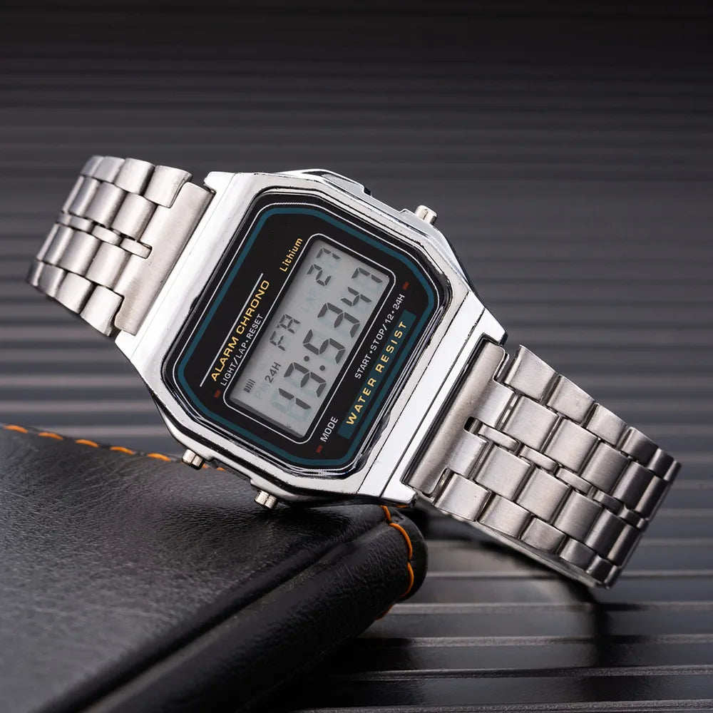 2025 Digital Watches For Men Sports Waterproof Bracelet Clock Gold Electronice LED Wristwatch Women Casucal montre homme relogio