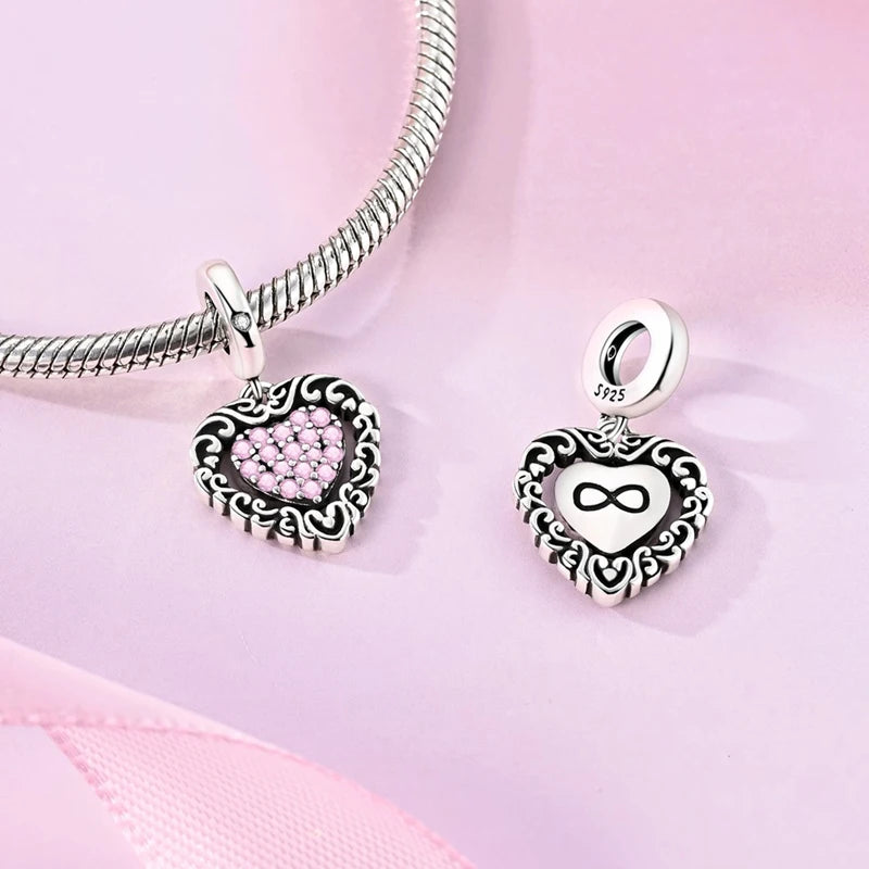New IN 925 Sterling Silver Charms Beads Headphones Snail Fox Rose Pendant Jewelry Fit Original Bracelet For Women DIY Gift