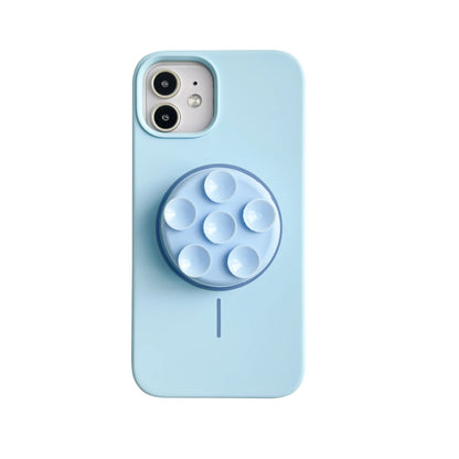 Silicone Suction Cup Phone Holder With Grip Fixture Suction Pad Non Slip Stand Finger Ring Holder Phone Sockets Poppings Griptok