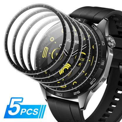 Screen Protector for Huawei Watch GT 4 GT4 46mm 3D Curved Screen Protector Ultra-HD Full Coverage Protective Film Accessories