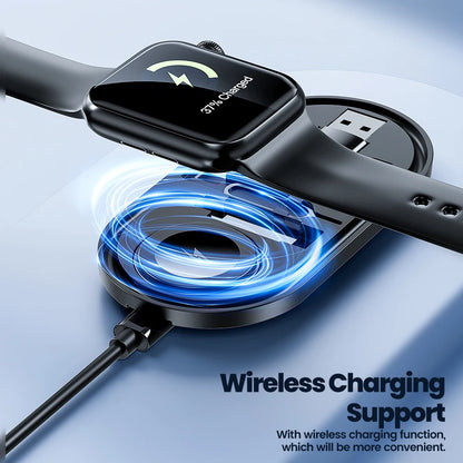 Toocki Type C Cable Multi-Functional Organizer With Set Watch Wireless Charger OTG Cable Kit Micro USB Type C Lighting Adapter