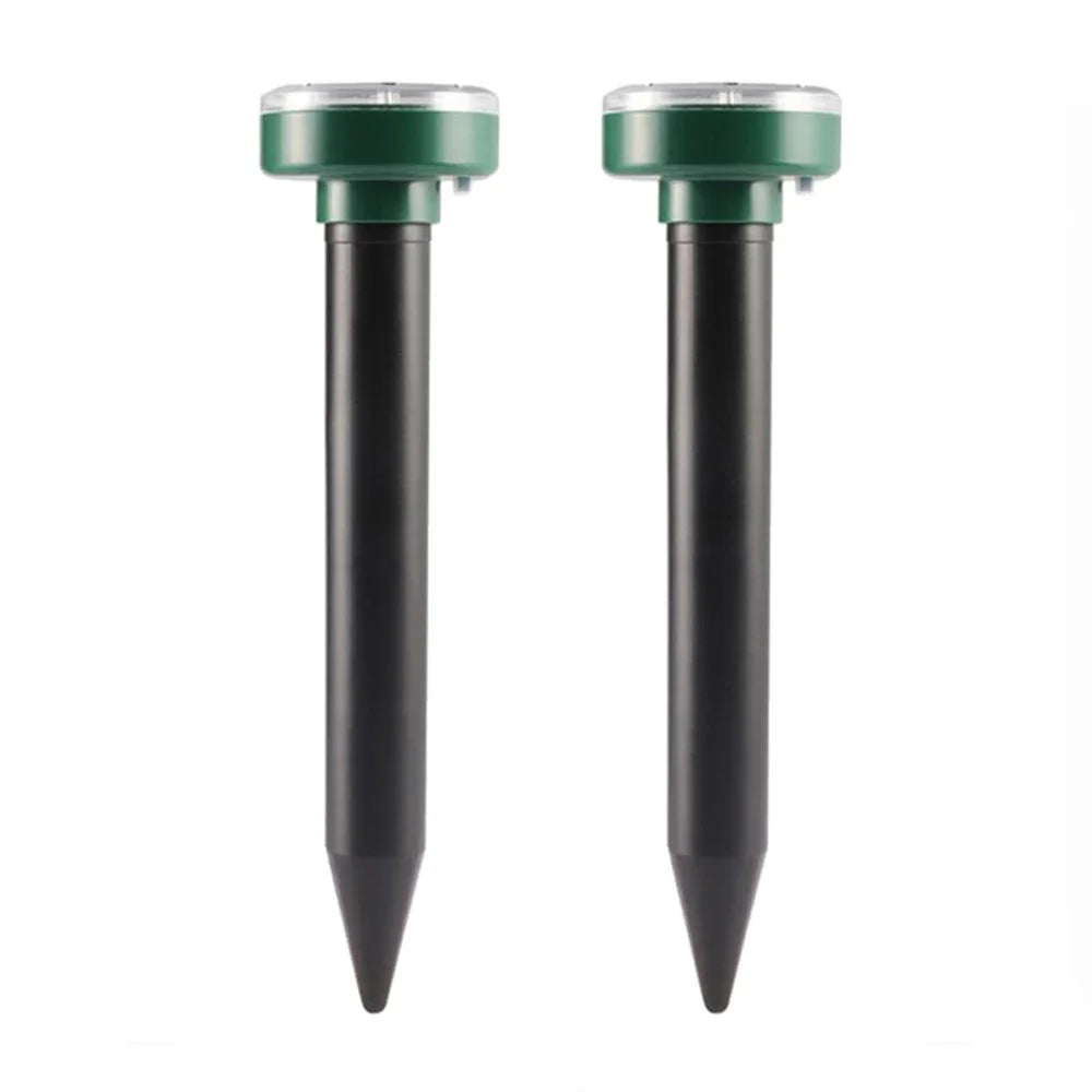 1/2/4/8 Solar Powered Ultrasonic Sonic  Mole Pest Rodent Repeller Repellent Yard Outdoor Lamp Backyard Farmland Mouse Repeller