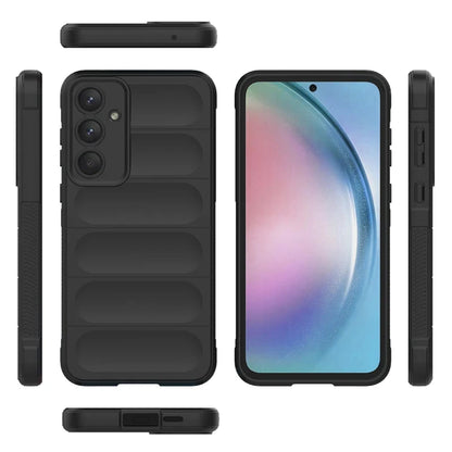 For Samsung Galaxy A55 A35 A25 A15 5g Back Cover Phone Case Soft Liquid Silicone Anti-fall Shockproof Armor Protect Funda Coque