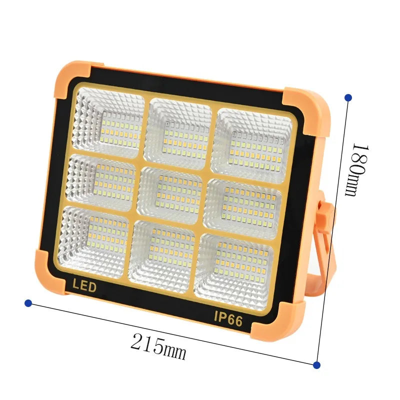 20000mAh Solar Camping Lantern Rechargeable LED Tent Light Magnetic Emergency Flashlight Power Bank for Outdoor Repair