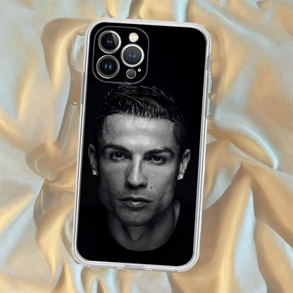FOOTBALL Cr7 R-Ronaldo Phone Case For IPhone 16 15 8 7 6 6S Plus X SE XR XS 14 11 12 13 Mini Pro Max Mobile Case