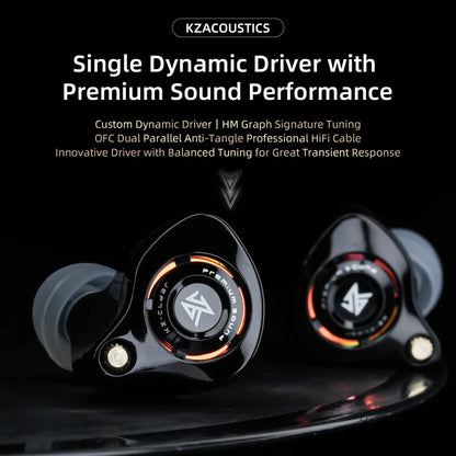 KZ Eldar Wired In-Ear Earphones Dynamic Driver Noise Isolating HiFi Bass Earbuds for Music Sport Phone