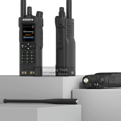 1PCS/2PCS BAOFENG DM-32 DMR Digital Walkie Talkie GPS APRS Dual Mode Analog TDMA Dual Time Slot AES256 Type-C AM Black Ham Radio